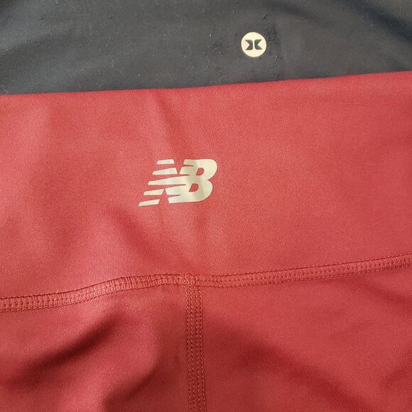 Leggings Rebox and New Balance, Maroon and blue size Medium - Picture 4 of 6